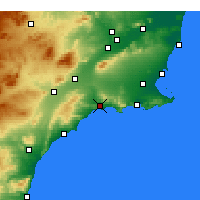 Nearby Forecast Locations - Mazarrón - Carta