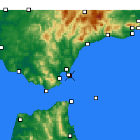 Nearby Forecast Locations - La Línea de la Concepción - Carta