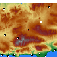 Nearby Forecast Locations - Guadix - Carta