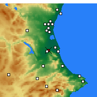 Nearby Forecast Locations - Algemesí - Carta