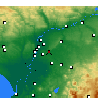 Nearby Forecast Locations - Alcalá de Guadaíra - Carta