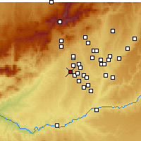 Nearby Forecast Locations - Villaviciosa de Odón - Carta
