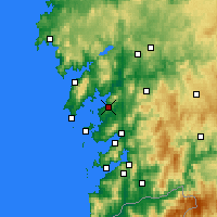 Nearby Forecast Locations - Vilagarcía de Arousa - Carta