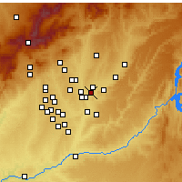 Nearby Forecast Locations - Torrejón de Ardoz - Carta