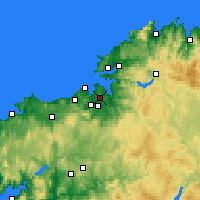 Nearby Forecast Locations - Oleiros - Carta