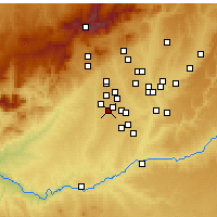 Nearby Forecast Locations - Móstoles - Carta