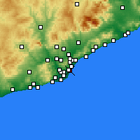 Nearby Forecast Locations - Ciutat Vella - Carta
