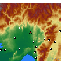 Nearby Forecast Locations - Kadirli - Carta