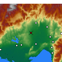 Nearby Forecast Locations - İmamoğlu - Carta