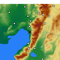 Nearby Forecast Locations - Dörtyol - Carta