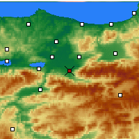 Nearby Forecast Locations - Akyazı - Carta
