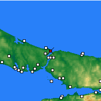 Nearby Forecast Locations - Rumelifeneri - Carta