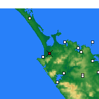 Nearby Forecast Locations - Kaitaia - Carta