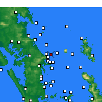Nearby Forecast Locations - Cape Rodney - Carta