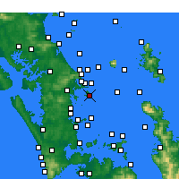 Nearby Forecast Locations - Kawau Point - Carta