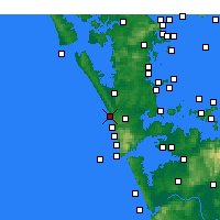 Nearby Forecast Locations - Muriwai - Carta