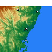 Nearby Forecast Locations - Taree - Carta