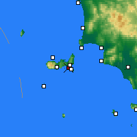 Nearby Forecast Locations - Capoliveri - Carta