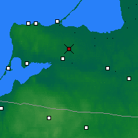 Nearby Forecast Locations - Gur'evsk - Carta