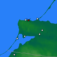 Nearby Forecast Locations - Pionerskij - Carta