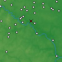 Nearby Forecast Locations - Žukovskij - Carta