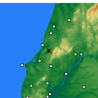 Nearby Forecast Locations - Alcobaça - Carta