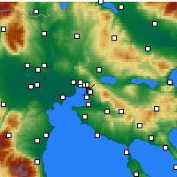 Nearby Forecast Locations - Triandria - Carta