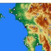 Nearby Forecast Locations - Zacharo - Carta