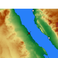 Nearby Forecast Locations - Ras Gharib - Carta