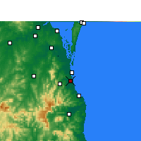 Nearby Forecast Locations - Gold Coast - Carta