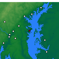 Nearby Forecast Locations - Annapolis - Carta