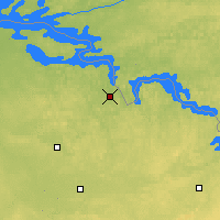 Nearby Forecast Locations - Crane Lake - Carta