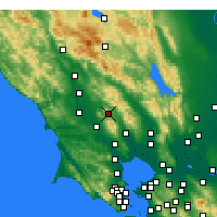 Nearby Forecast Locations - Santa Rosa - Carta