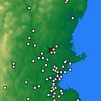 Nearby Forecast Locations - Methuen - Carta