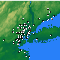 Nearby Forecast Locations - Fort Lee - Carta