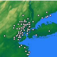 Nearby Forecast Locations - West New York - Carta
