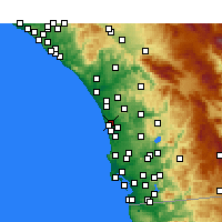 Nearby Forecast Locations - Encinitas - Carta