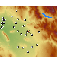 Nearby Forecast Locations - Mesa - Carta