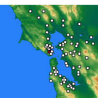 Nearby Forecast Locations - Mill Valley - Carta