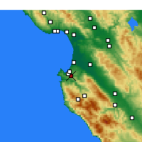 Nearby Forecast Locations - Monterey - Carta