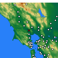 Nearby Forecast Locations - Petaluma - Carta