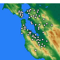 Nearby Forecast Locations - San Mateo - Carta