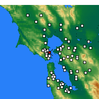 Nearby Forecast Locations - Carcere di San Quintino - Carta