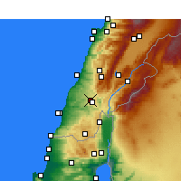 Nearby Forecast Locations - Nabatiye - Carta