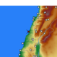 Nearby Forecast Locations - Sidone - Carta