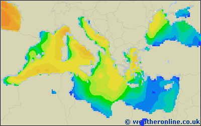 Isole Balearic - Altezza delle onde - mer, 10.02. 19:00 CET