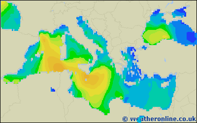 Isole Balearic - Altezza delle onde - lun, 02.05. 20:00 CEST