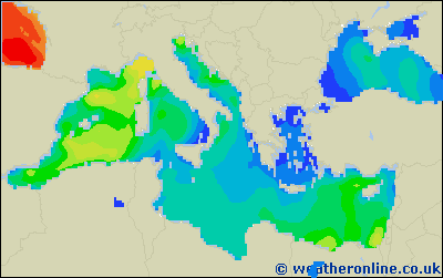 Isole Balearic - Altezza delle onde - mar, 28.02. 19:00 CET