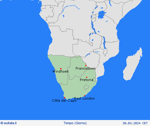 sommario  Africa Carte di previsione