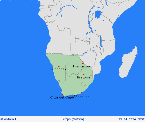 sommario  Africa Carte di previsione